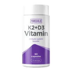 Витамины Pure Gold Protein K2 D3 Витамин 60 капсул (2022-09-0527)