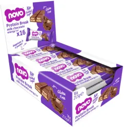 Протеиновый батончик Novo Nutrition Protein Break 16x21.5 г Milk Chocolate (2022-09-0342)