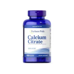 Витамины Puritan's Pride Calcium Citrate 250 мг 100 капсул (2022-09-0719)