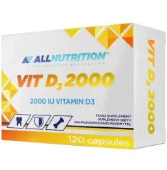 Вітамін D3 AllNutrition 2000 120 капсул (24360)