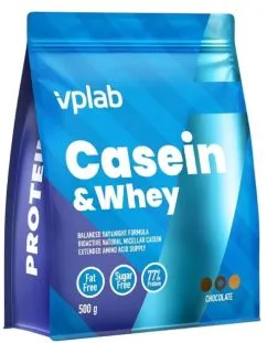 Протеїн VPlab Casein & Whey 500 г Chocolate (2022-10-0479)