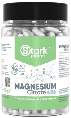 Вітаміни Stark Pharm Magnesium B6 120 капсул (2022-10-0932)