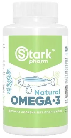 Натуральная добавка Stark Pharm Natural Omega 3 60 капсул (2022-10-0763)