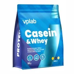 Протеїн VPlab Casein & Whey 500 г Vanilla (2022-10-0480)