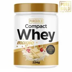 Протеїн Pure Gold Protein Compact Magic Whey Protein 224 г White Chocolate with Strawberry Pieces (2022-10-0632)