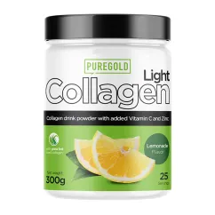 Натуральная добавка Pure Gold Protein Collagen LIGHT 300 г Lemonade (2022-09-0780)
