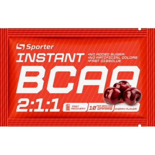 Амінокислота Sporter пробник BCAA 2:1:1 (4 штуки, разные вкусы) - фото №4