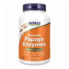 Натуральная добавка Now Foods Papaya Enzyme Chewable 360 таб (2022-10-1350)