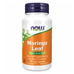 Натуральная добавка Now Foods Moringa Leaf 90 капсул (2022-10-1359)
