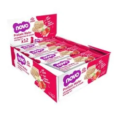 Батончик Novo Nutrition Protein Wafer bar 12x40 г Strawberry Cream (2022-09-0340)