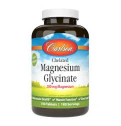 Вітаміни Carlson Chelated Magnesium Glycinate 180 таб (2022-10-2509)