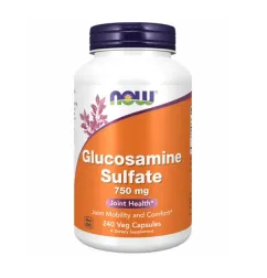 Хондропротектор Now Foods Glucosamine Sulfate 750 мг 240 капсул (2022-10-2398)