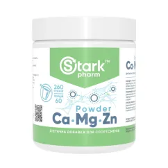 Мінерали Stark Pharm Calcium Вітаміни Magnesium & Zinc Powder 260 г (2022-10-2833)