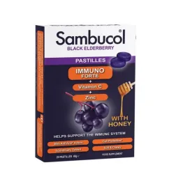 Натуральная добавка Sambucol Immuno Forte Pastilles 20 пастилок (2022-10-2769)