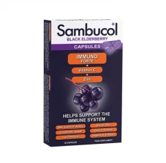 Натуральна добавка Sambucol Immuno Forte Capsules 30 капсул (2022-10-2767)