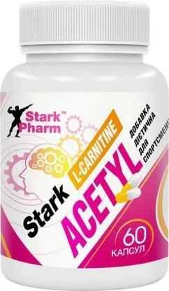 Жироспалювач Stark Pharm Acetyl L-Carnitine 500 мг 60 капсул (6948)