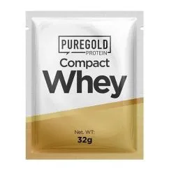 Протеин Pure Gold Protein Compact Whey Protein 32 г Chocolate Hazelnut (2022-09-0941)
