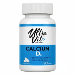 Вітаміни VPlab Calcium Вітамін D3 90 таб (2022-10-0305)