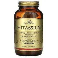 Натуральная добавка Solgar Potassium 250 таб (100-33-7263442-20)