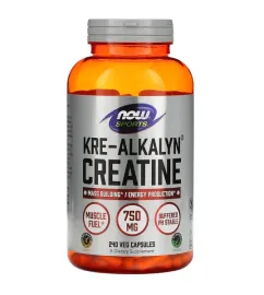 Креатин Now Foods Kre-Alkalyn(R) Creatine 750 мг 240 капсул (2022-10-2926)