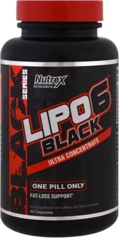 Жироспалювач Nutrex Lipo 6 Black NightTime Ultra Concentrate 60 капсул (24259)