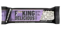 Батончик AllNutrition F**king delicious Protein Bar 15x55 г White Chocolate Cookies cream (2022-09-0190)