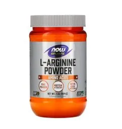Аминокислота Now Foods Arginine Powder Pure 454 г (2022-10-2309)