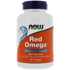 Натуральная добавка Now Foods Red Omega 90 капсул (2022-10-0059)