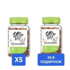 Вітаміни VPlab Kid's Multivitamin 60 gummies 5+5 Kid's Multivitamin 60 gummies (promo_Kid's Multivitamin)