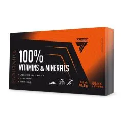 Вітаміни Trec Nutrition 100% Vitamins Minerals 60 капсул (2022-09-0155)