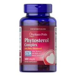 Натуральна добавка Puritan's Pride Phytosterol Complex 1000 мг 100 капсул (2022-10-2928)