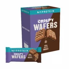 Протеиновый батончик MYPROTEIN Crispy Wafers 10x42 г Chocolate (2022-10-0167)