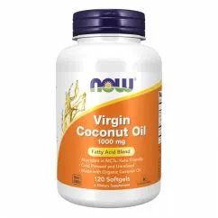 Натуральна добавка Now Foods Coconut Oil 1000 мг 120 капсул (2022-10-2369)