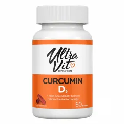 Вітаміни VPlab Curcumin D3 60 капсул (2022-10-0310)