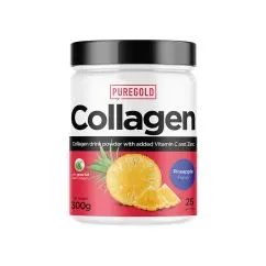 Натуральна добавка Pure Gold Protein Collagen 300 г Pineapple (2022-09-0761)