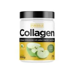 Натуральна добавка Pure Gold Protein Collagen 300 г Green Apple (2022-09-0473)