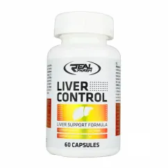 Натуральная добавка Real Pharm Liver Control 60 капсул (2022-10-0228)