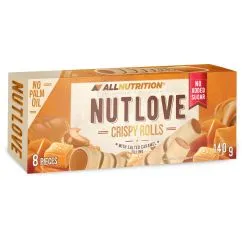 Печиво AllNutrition NutLove Crispy Rolls 140 г With Salted Caramel Filling (24520)
