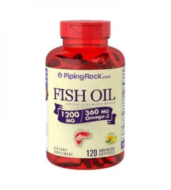 Жирні кислоти Piping Rock Fish Oil 1200 мг 200 капсул (2022-09-0954)