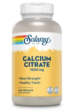 Витамины Solaray Calcium Citrate 1000 мг 240 капсул (2022-10-2447)