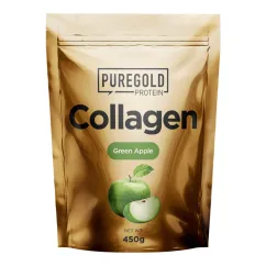 Натуральна добавка Pure Gold Protein Collagen 450 г Green Apple (2022-09-0775)