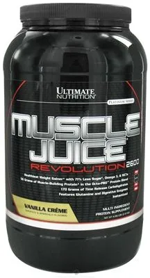 Гейнер Ultimate Nutrition MUSCLE JUICE 2600 Revolution 2,12 кг vanilla (99071002310)