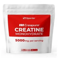 Креатин Sporter Creatine monohydrate creapure 200 г (4820249721094)