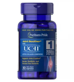 Натуральна добавка Puritan's Pride PP UC-|| 40 мг Active Collagen Compound 30 капсул (2022-10-0134)