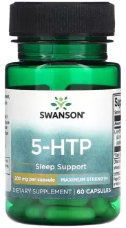 Амінокислота Swanson 5HTP 200 мг 60 капсул (2022-09-0916)