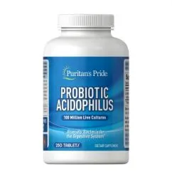 Пробиотик Puritan's Pride Probiotic Acidophilus 250 капсул (100-83-5962816-20)