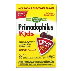 Натуральна добавка Nature's Way Primadophilus® Chew Cherry 30 таб (2022-10-1098)