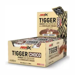Батончик Amix Tigger Zero Choco Protein Bar 20x60 г Choco coconut (2022-10-0217)