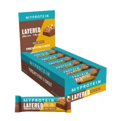 Батончик MYPROTEIN Retail Layered Bar 12x60 г Chocolate Peanut Pretzel (2022-09-0708)