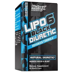 Жиросжигатель Nutrex Research Lipo 6 Black Diuretic – 80 капсул (859400007825)